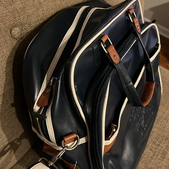 Vintage La Martina Polo Player Gear leather bag - Picture 5 of 11